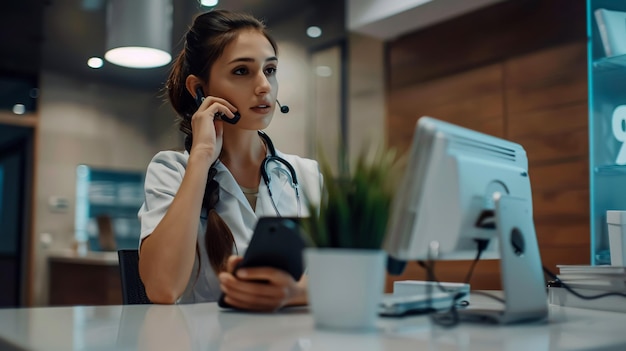 atendimento automatico telefone clinica - ilustra├º├úo 2